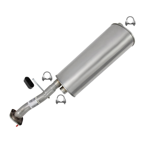 Northeastern Exhaust Stainless Steel Passenger Side Pipe & Muffler Fits 20022006 Cadillac Escalade 6.0L SUV Direct Fit