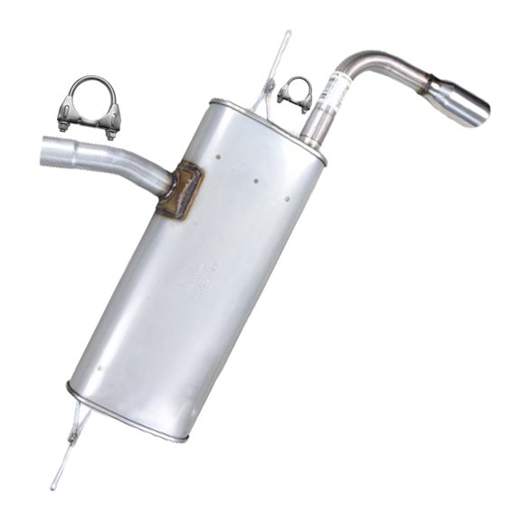 Northeastern Exhaust | Stainless Steel Rear Muffler Fits 20132017 Ford Fusion 1.6L Direct Fit