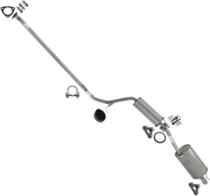 Northeastern Exhaust Resonator Muffler System Fits 2006-2011 Honda Civic 1.8L - Direct Fit | Stainless Steel System Kit
