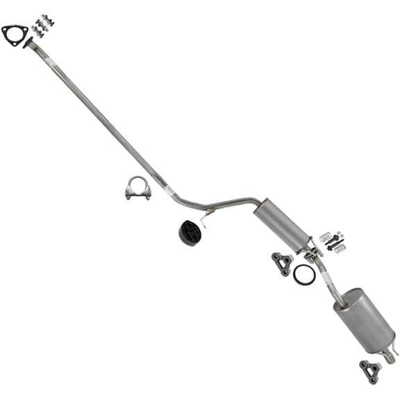 Northeastern Exhaust | Stainless Steel Resonator & Muffler Fits 2006–2011 Honda Civic 1.8L – Direct Fit