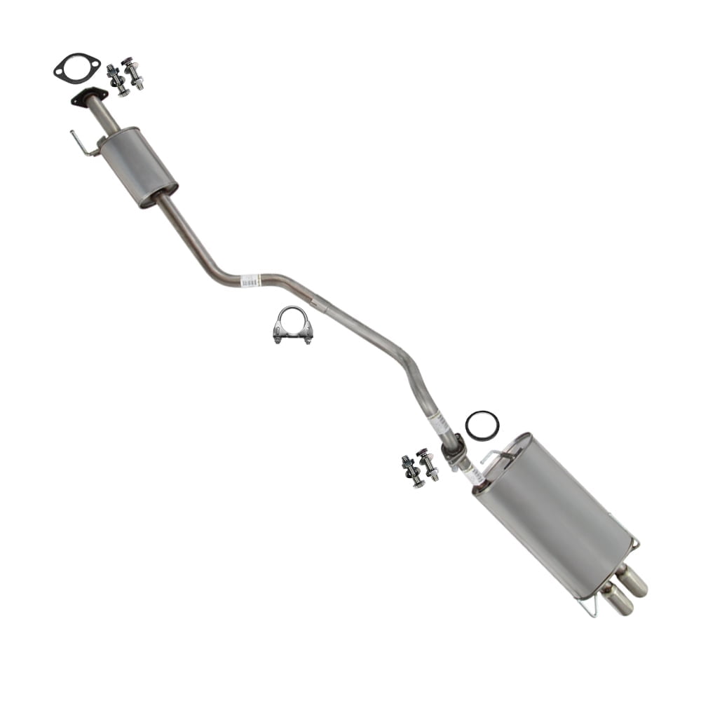 Northeastern Exhaust Resonator & Muffler Fits 2002-2006 Nissan Sentra 2.5L Sedan - Direct Fit | Stainless Steel System Kit