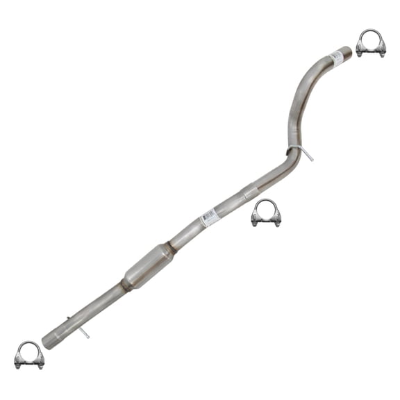 Northeastern Exhaust Stainless Steel Resonator Pipe Fits 20122017 Jeep Wrangler 3.6L SUV  Direct Fit