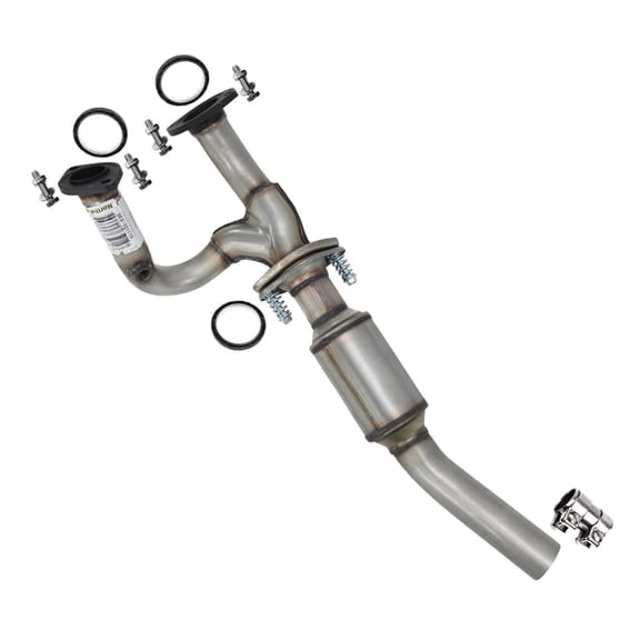 Northeastern Exhaust Stainless Steel Y-Pipe Rear Catalytic Exhaust Kit Fits 20062010 Toyota RAV4 3.5L Direct Fit