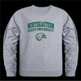 thumbnail image 1 of Northeastern State University RiverHawks Seal Crewneck Sweatshirt, Heather Grey - 2XL, 1 of 1