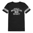 thumbnail image 1 of Northeastern State University Women Property Football T-Shirt, Black & White - Extra Large, 1 of 1