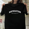 thumbnail image 1 of Northeastern University Classic Cozy Collegiate Apparel Logo New Unisex T-Shirt , up to 5XL, 1 of 3