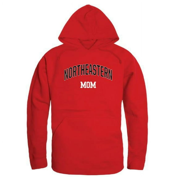 Northeastern University Mom Hoodie, Red - Medium