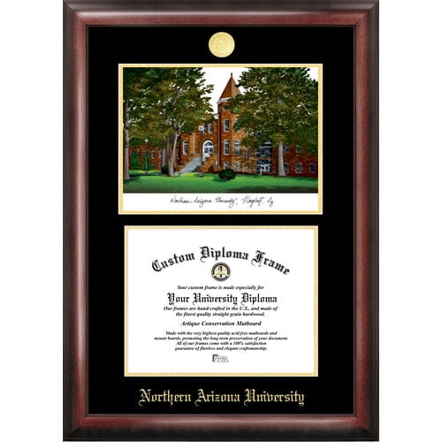 Campus Images NCAA Gold Embossed Diploma with Campus Images Lithograph Picture Frame