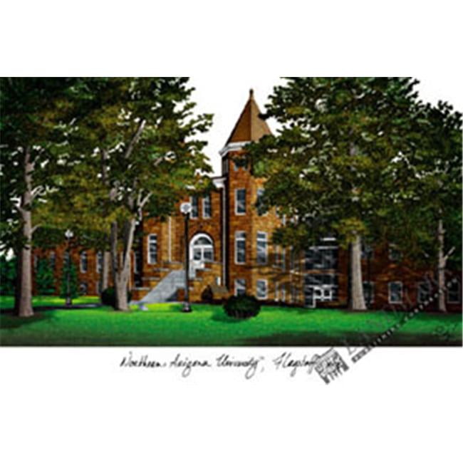 Northern Arizona University Campus Images Lithograph Print - Walmart.com