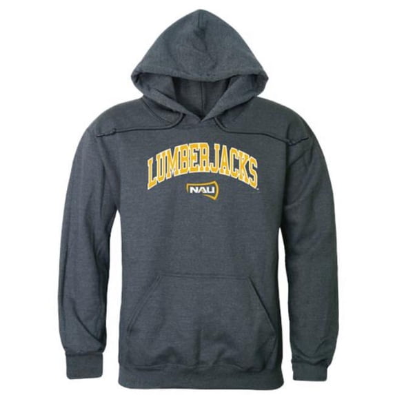 Northern Arizona University Lumberjacks Campus Hoodie, Heather Charcoal - 2XL