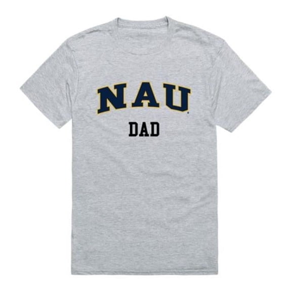 Northern Arizona University Lumberjacks College Dad T-Shirt, Heather Grey - Large