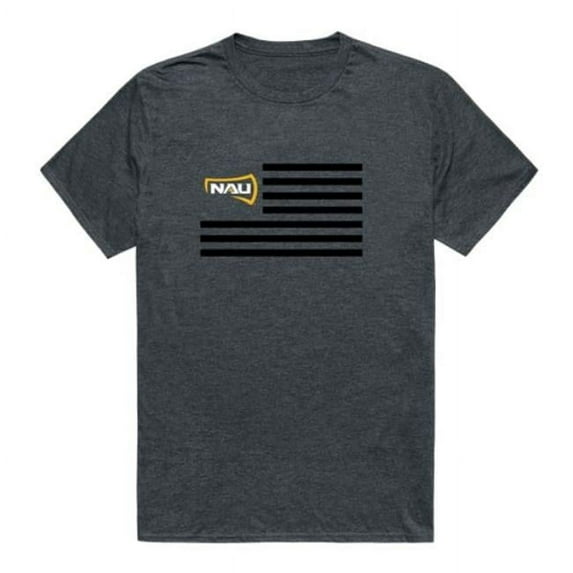 Northern Arizona University Lumberjacks Flag T-Shirt, Heather Charcoal - 2XL