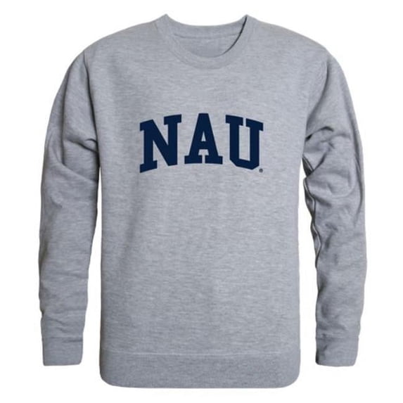 Northern Arizona University Lumberjacks Game Day Crewneck Sweatshirt, Heather Grey - Medium
