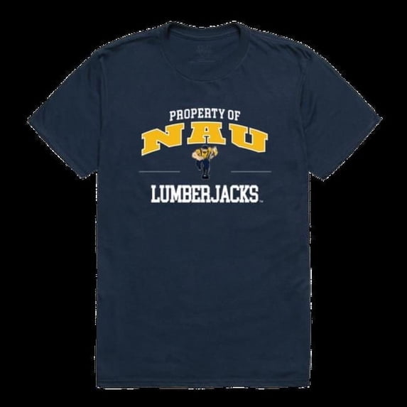 Northern Arizona University Lumberjacks Property College T-Shirt, Navy - Extra Large