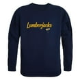 thumbnail image 1 of Northern Arizona University Lumberjacks Script Crewneck Sweatshirt, Navy - 2XL, 1 of 1