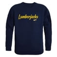 thumbnail image 1 of Northern Arizona University Mens Script Crewneck T-Shirt, Navy - Large, 1 of 1