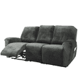 thumbnail image 1 of Northern Brothers Stretch Velvet 8-Piece Lazy Lounge Recliner Protective Covers, Velvet Recliner Slipcovers, Dark Gray, 1 of 6