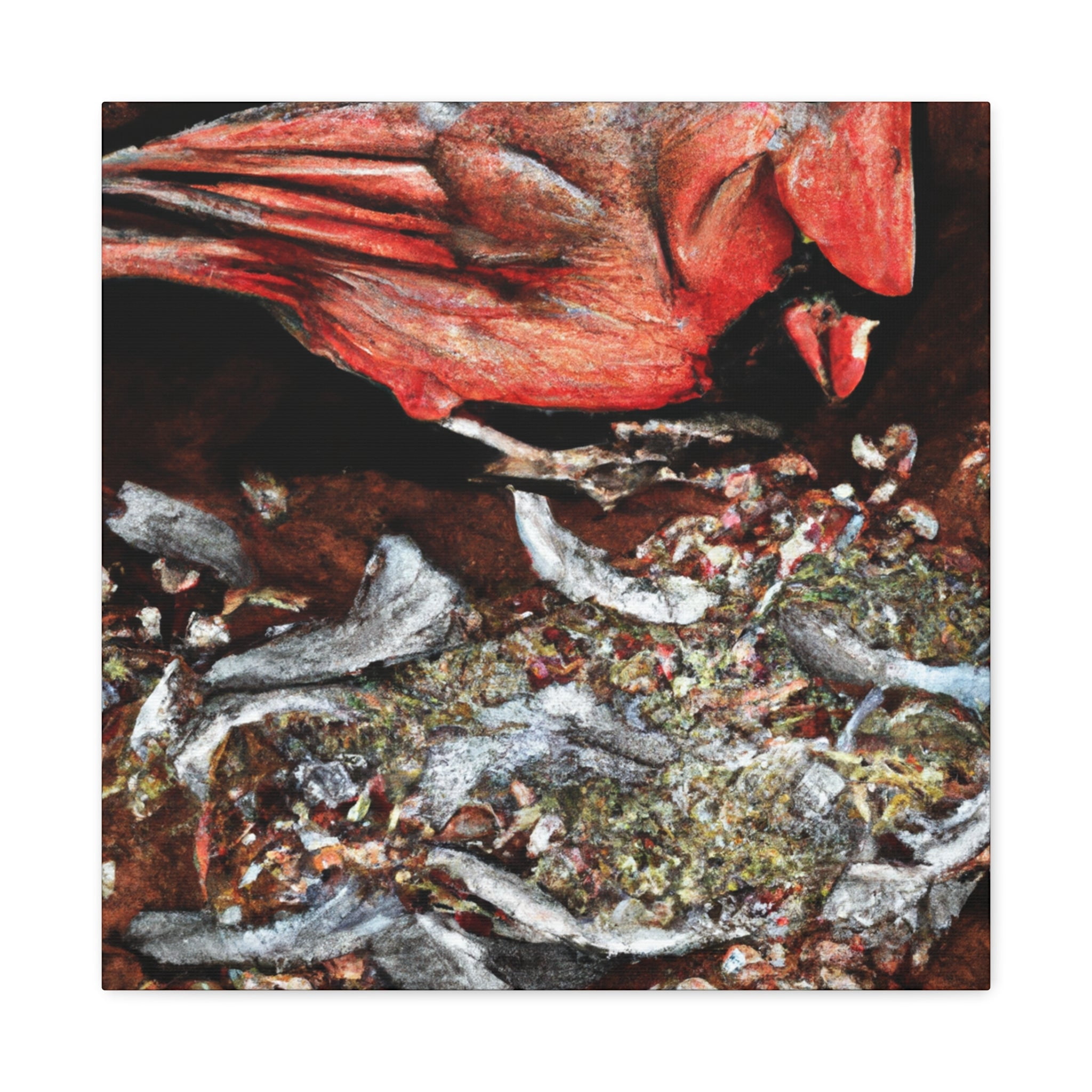 Northern Cardinal Floating Dreams - Canvas - Walmart.com
