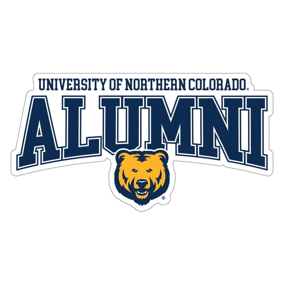 Northern Colorado Bears Laser Cut Alumni Vinyl Sticker - Officially Licensed (4-Inch)