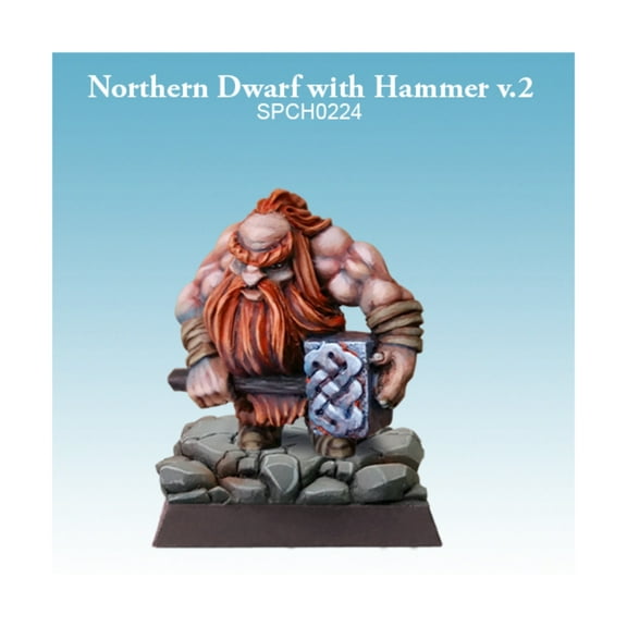 Spellcrow Northern Dwarf w/Hammer #2 New