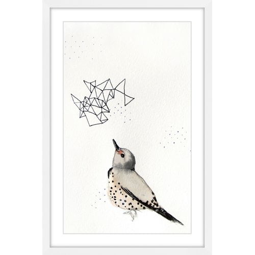 "Northern Flicker" Framed Painting Print