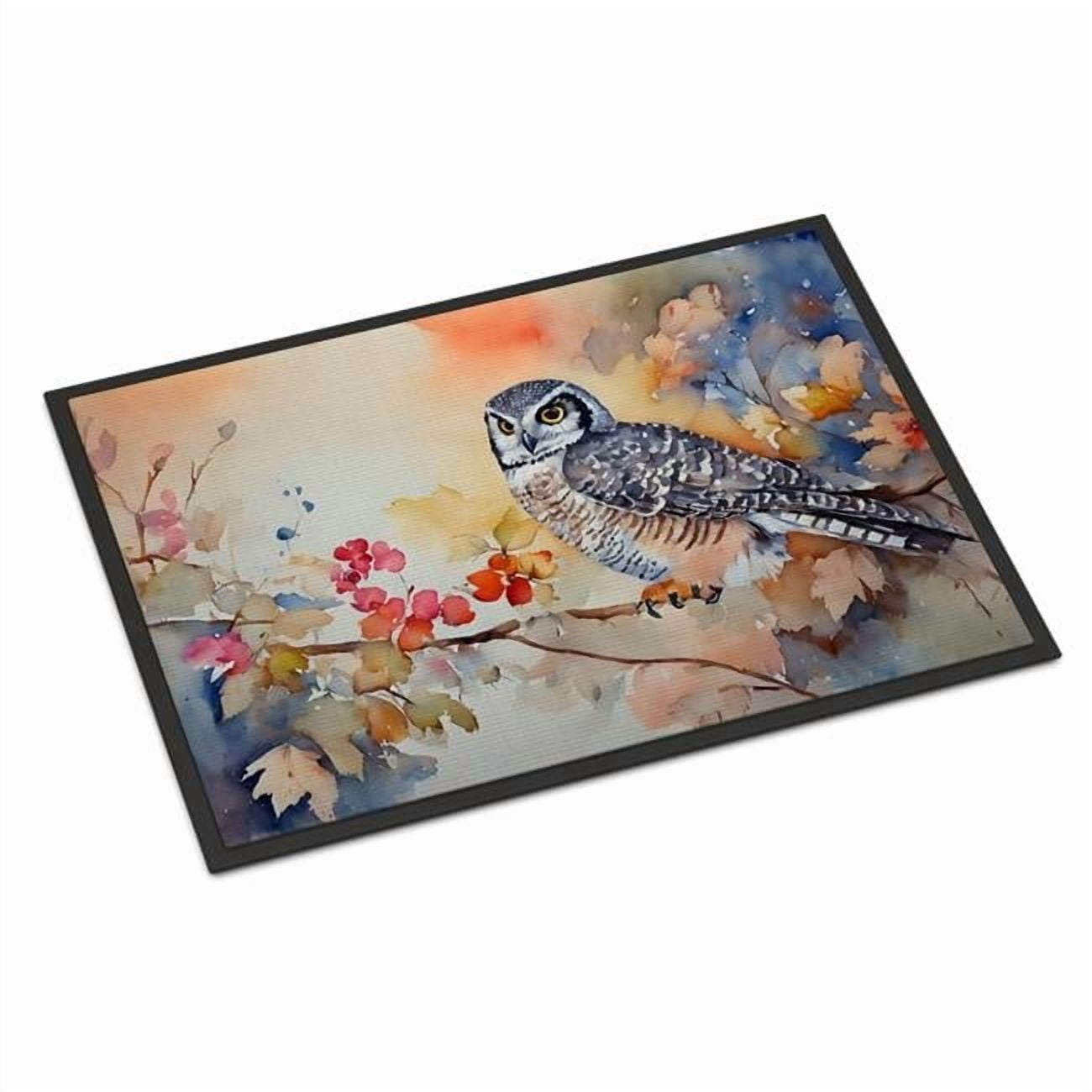 Northern Hawk Owl Doormat