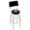 thumbnail image 1 of Northern Illinois 25 Inch L8C4 Chrome Bar Stool With Back, 1 of 7