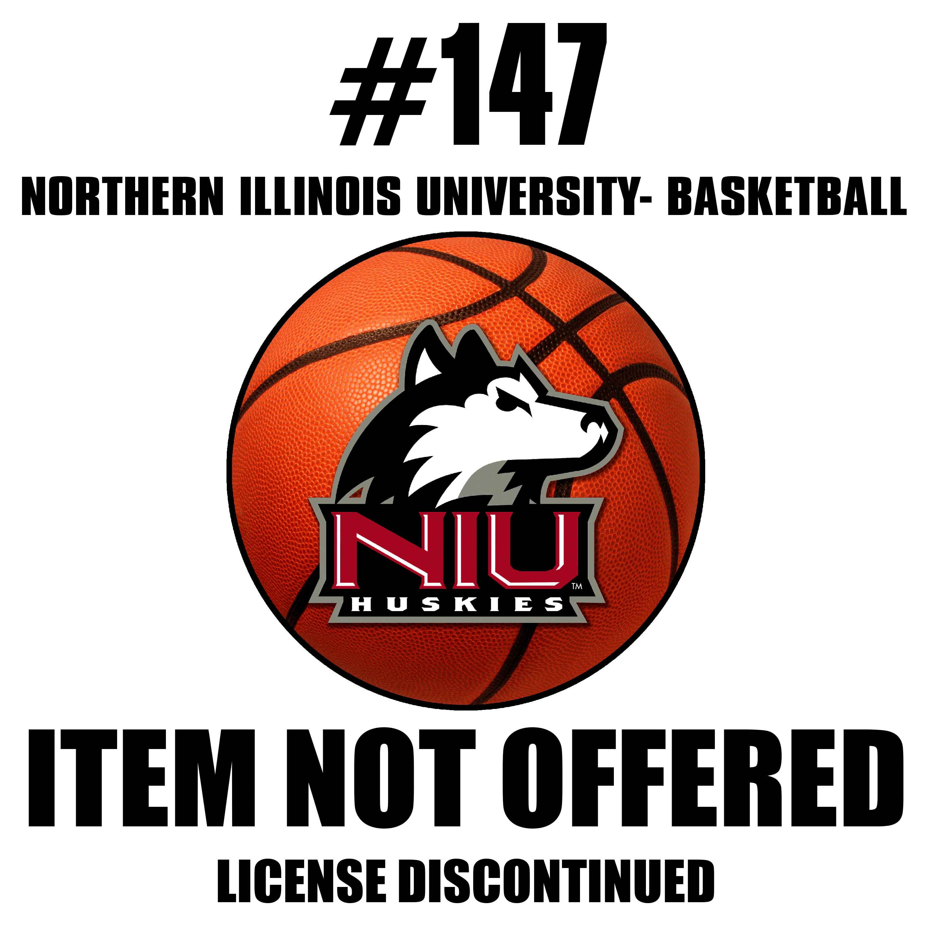 Northern Illinois Basketball Mat 27" diameter