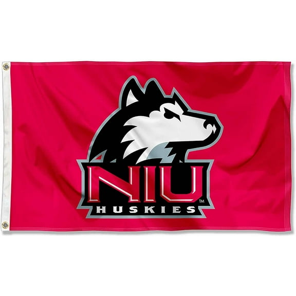 Northern Illinois Huskies NIU University Large College Flag