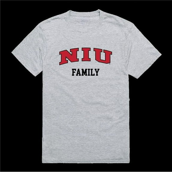 Northern Illinois University Huskies Family T-Shirt, Heather Grey - Medium