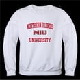 thumbnail image 1 of Northern Illinois University Huskies Seal Crewneck Sweatshirt, White - Small, 1 of 1