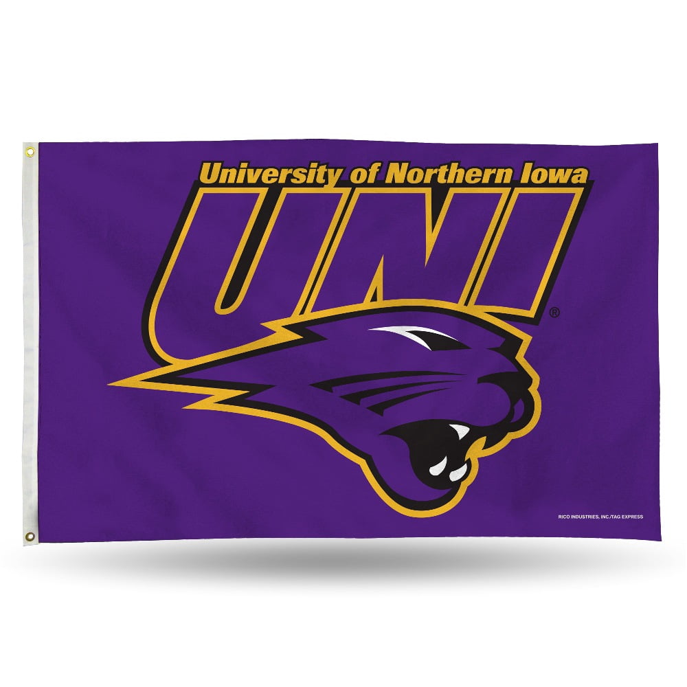 Northern Iowa Panther's Indoor / Outdoor 3x5 Banner Flag