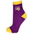 thumbnail image 1 of Northern Iowa Panthers Solid Fuzzy Sock - Donegal Bay - Unisex - One Size - Ankle, 1 of 1