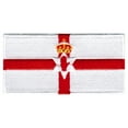 thumbnail image 1 of Northern Ireland Flag Embroidered Iron-on Patch, 1 of 1