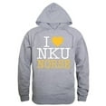 thumbnail image 1 of Northern Kentucky University I Love Hoodie, Heather Grey - Medium, 1 of 1