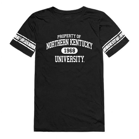 Northern Kentucky University Women Property T-Shirt, Black & White - Extra Large