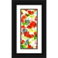 thumbnail image 1 of Northern Lights 10x18 Black Ornate Wood Framed with Double Matting Museum Art Print Titled - Tropical Floral Panel I, 1 of 4