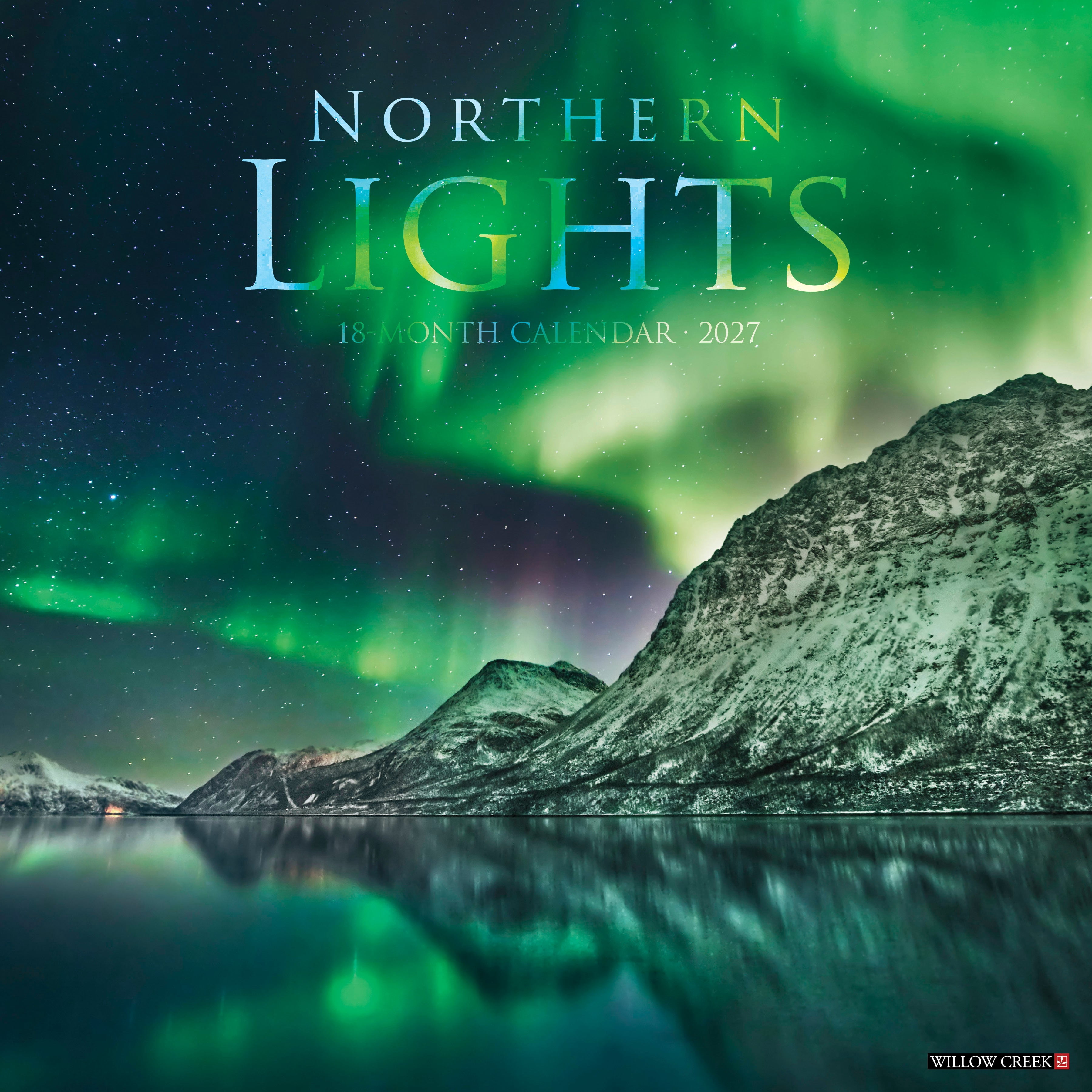 Willow Creek Press, Northern Lights 2027 Wall Calendar
