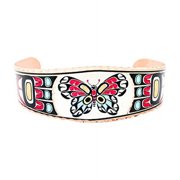 Northern Lights Alaskan Native Jewelry Totem Bracelets/West Coast Haida Totem Jewelry/Ravin/Butterfly/Hummingbird/Bears ButterflyTotem