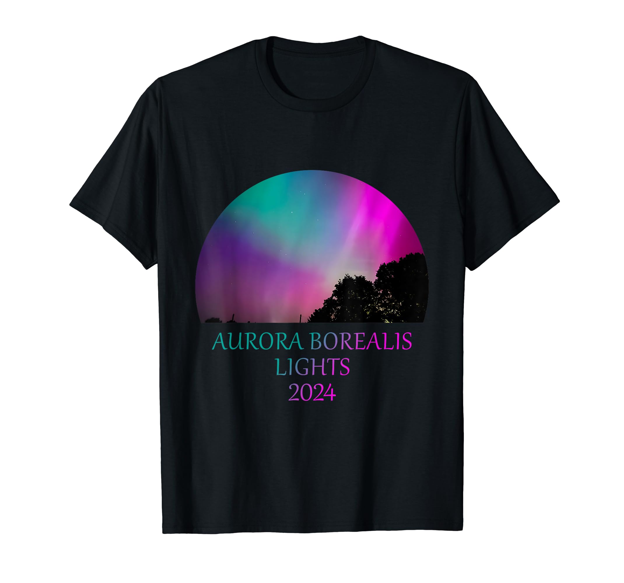 Northern Lights Aurora Borealis 2024 TShirt