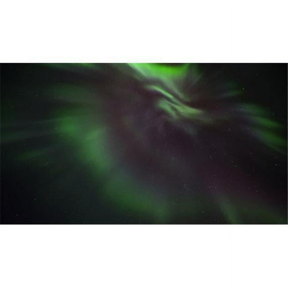 Northern Lights Aurora Borealis - Yukon Canada Poster Print by Robert Postma - 20 x 11