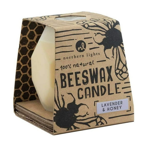 Northern Lights Bee Hive Hand-Poured Candle 7.5oz - Lavender & Honey