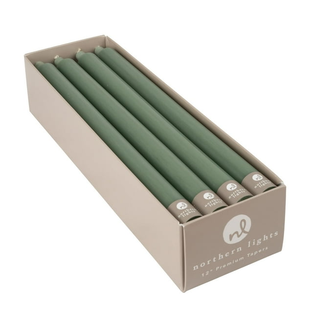Northern Lights Candles Candle 12" Tapers (Eucalyptus)