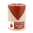 thumbnail image 1 of Northern Lights Candles Fragrance Palette Pillar, 3x4, Red Anjou Pear, 1 of 2