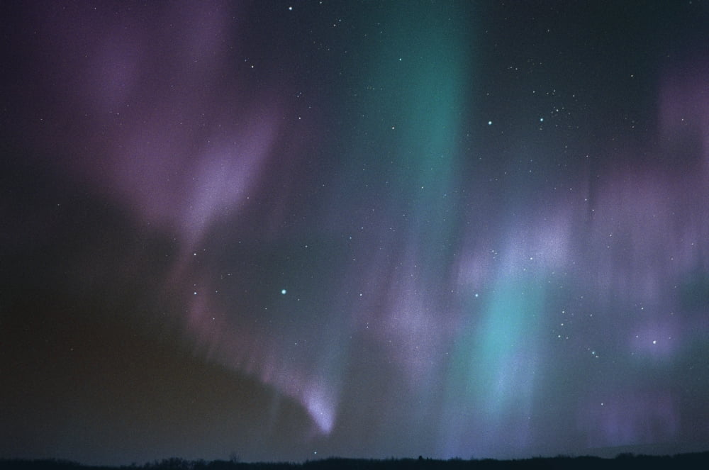 Northern Lights Canvas Art - Carson Ganci Design Pics (34 x 22)