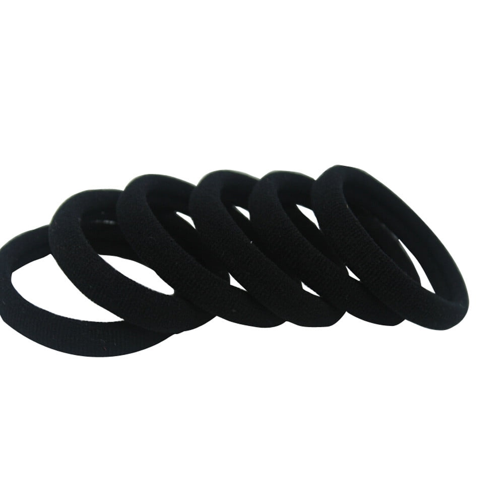 Coil Hair Ties Clear Ponytail Elastics Thick Hair Bands for Buns Hair Ties for Babies Same Day Hair No Damage Hair Bands Extra Long Hair Elastics for Women's Hair Bands Thick Hair Baby Scrunchies