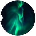 thumbnail image 1 of Northern Lights Car Coaster, Absorbent Stoneware Car Cup Holder Coaster, Set of 2, 1 of 1