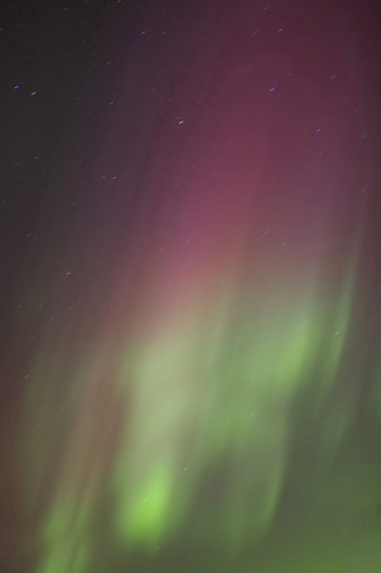 Northern Lights Edmonton Alberta Canada Canvas Art - Carson Ganci Design Pics (11 x 17)