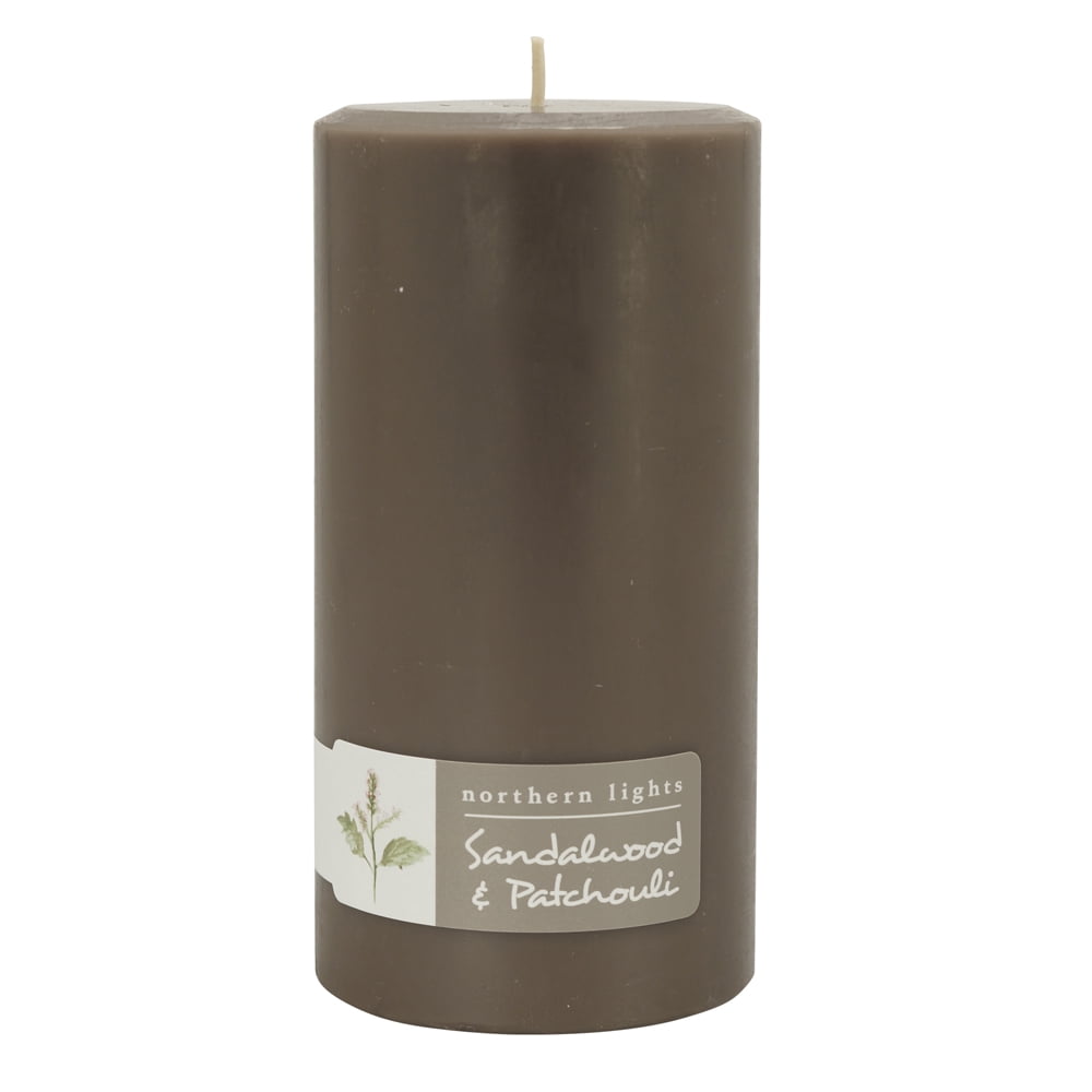 Northern Lights Fragrance Palette Pillar, Sandalwood and Patchouli