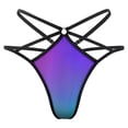 thumbnail image 1 of Northern Lights Open Type Women's Panties Crotch Opening G-strings Thongs Lingeries Underwear, 1 of 7